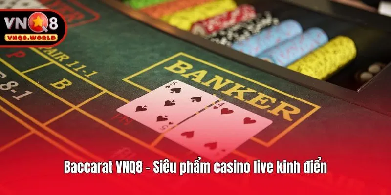 Baccarat VNQ8 - Siêu phẩm casino live kinh điển